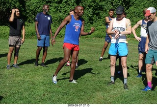 Curtis Arboretum - Cheltenham XC alumni race - starting line - John D