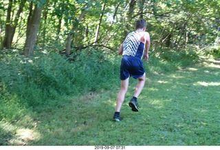 Curtis Arboretum - Cheltenham XC alumni race - hill at two miles