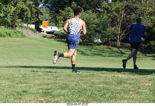 Curtis Arboretum - Cheltenham XC alumni race - finish