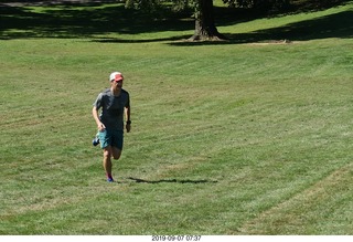 Curtis Arboretum - Cheltenham XC alumni race - finish - Dan S