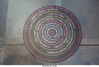 Kimmel Center sign about spinning toys