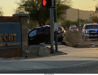 NH2T crash in parking lot, backing out of a parking space