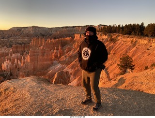 Bryce Canyon sunrise + Adam