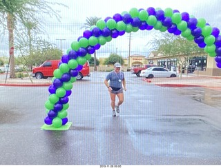 NH2T Turkey Trot  - Adam finishing the mile