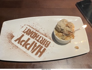 Jerome birthday dessert