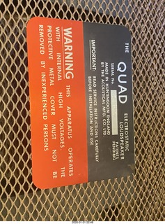 Quad ESL repair, replacing EHT power-supply board