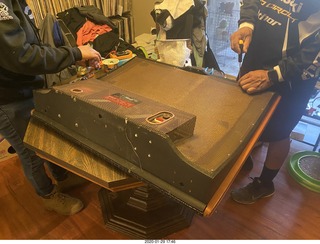 Quad ESL repair, replacing EHT power-supply board