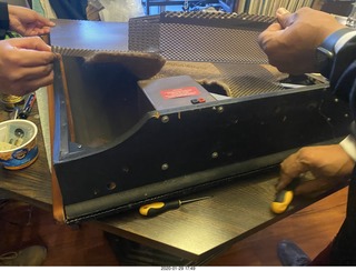 Quad ESL repair, replacing EHT power-supply board