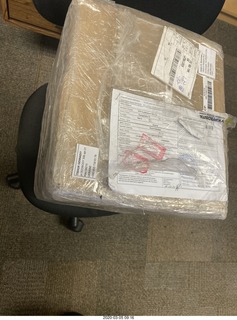 box of tapes from Gen in Ukraine