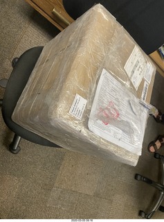 box of tapes from Gen in Ukraine