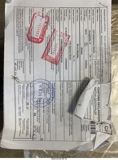 box of tapes from Gen in Ukraine