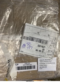 box from Russia with tapes