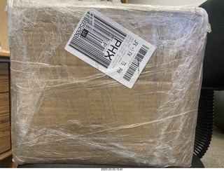 box of tapes from Gen in Ukraine