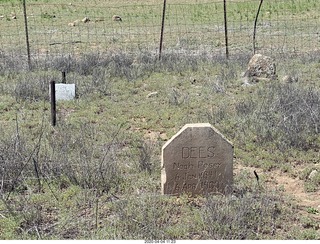 Double Circle airstrip grave