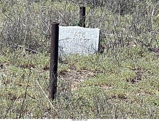 Double Circle airstrip grave