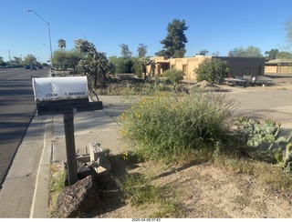 Scottsdale Road T MOEBIUS mailbox