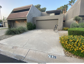 my new 7828 curb-painted house number