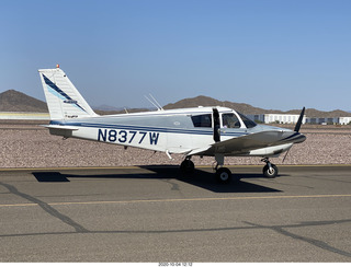 Jerome and Adam flying in N8377W
