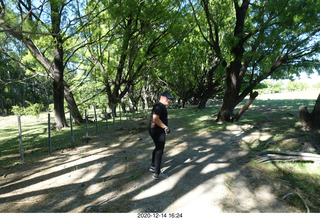 3288 a0y. Argentina Eclipse Day - Adam running