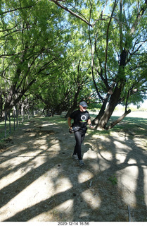3290 a0y. Argentina Eclipse Day - Adam running