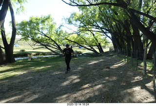 3293 a0y. Argentina Eclipse Day - Adam running