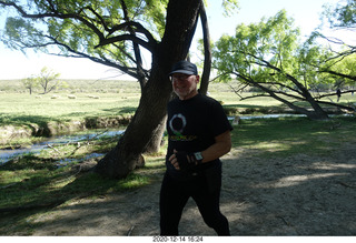 3294 a0y. Argentina Eclipse Day - Adam running