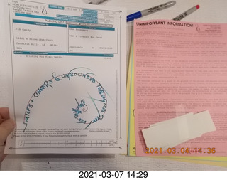 Cliff Stoll Klein Bottle paperwork