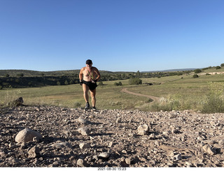 3470 a16. Seligman Airport run + Adam
