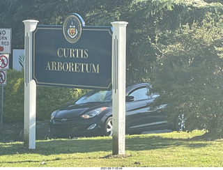 Curtis Arboretum sign