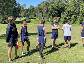 Curtis Arboretum + Adam running