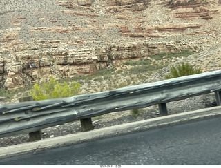 Arizona drive on I-15, Virgin River, amazing views