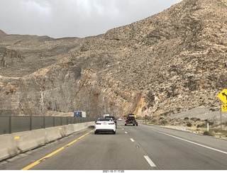 Arizona drive on I-15, Virgin River, amazing views