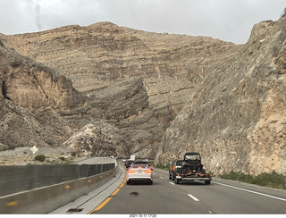 Arizona drive on I-15, Virgin River, amazing views