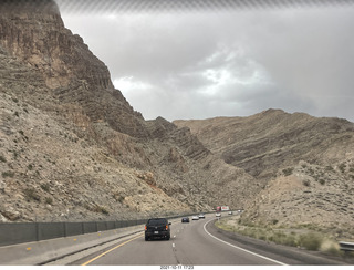 Arizona drive on I-15, Virgin River, amazing views