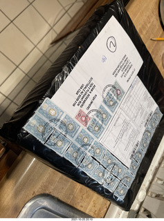 tape package from Oleg in Russia