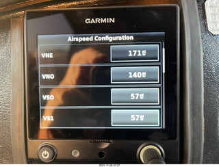 Garmin G5 airspeeds