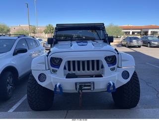 Jeep Wrangler  with extra lights