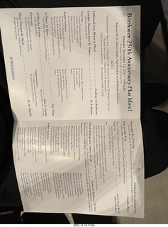 Scottsdale Arts - Carolyn Aynon Singers - Beethoven 250th - program