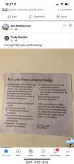 opinion frmo former judge