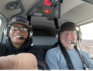 Jerome and Adam flying in N8377W
