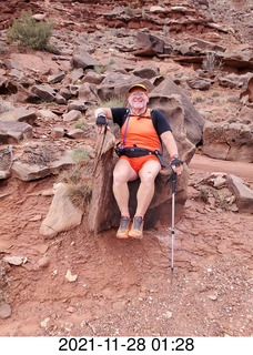 Utah back country - Hidden Splendor airstrip area on the ground + Jerome and Adam