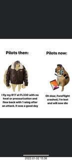 pilots then - pilots now