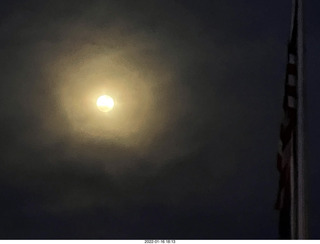 Chris's tiny piece of Apollo 11 heat shield, thirty-one orbits and one eclipse in the moon's shadow