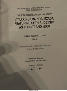Scottsdale Arts - Eva Noblezada program