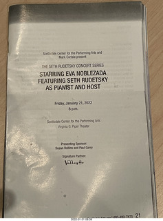 Scottsdale Arts - Eva Noblezada program