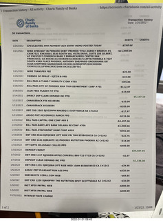 bank statement