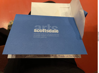 Scottsdale Arts - nice note