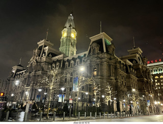 Philadelphia trip - City Hall at night