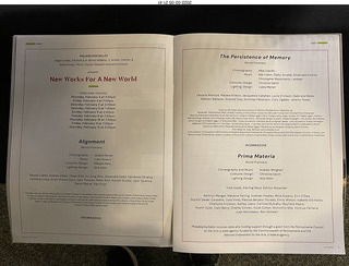 Philadelphia Ballet program