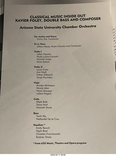 Mesa Arts Center - The Fab Four program